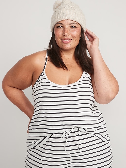 Image number 7 showing, Sunday Sleep Striped Rib-Knit Cami Top