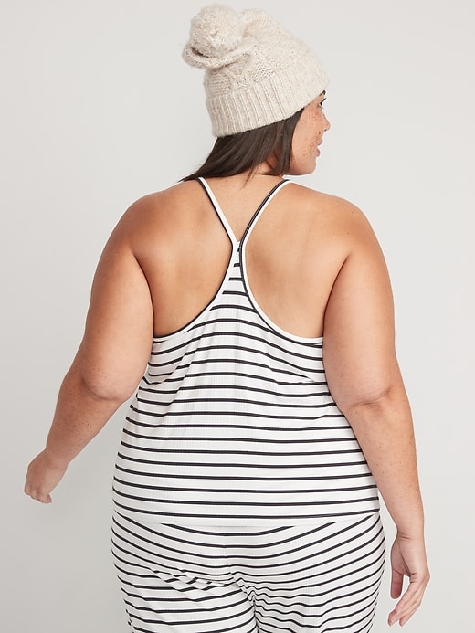 Image number 8 showing, Sunday Sleep Striped Rib-Knit Cami Top