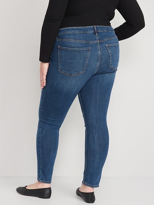 Buy Old Navy Mid Rise Dark-Wash Super Skinny Jeans For Women 2024 Online