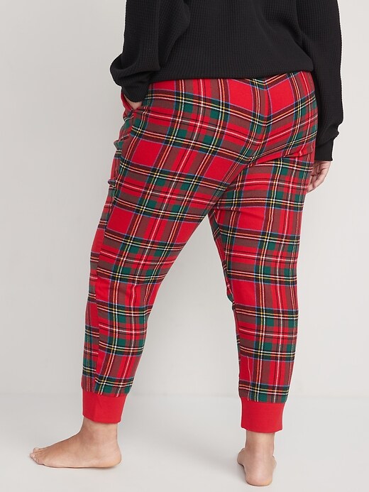 Image number 8 showing, Printed Flannel Jogger Pajama Pants