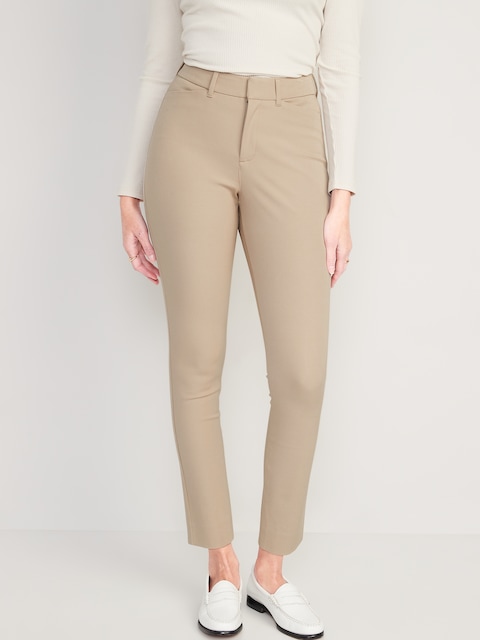 Curvy High-Waisted Pixie Skinny Ankle Pants