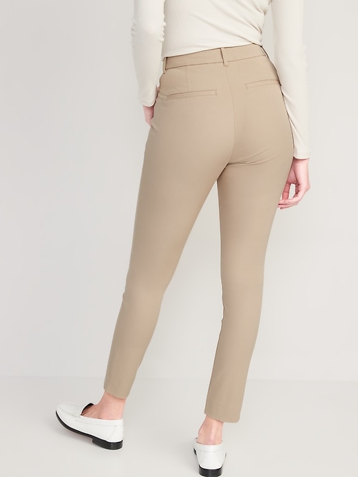 Image number 7 showing, Curvy High-Waisted Pixie Skinny Ankle Pants