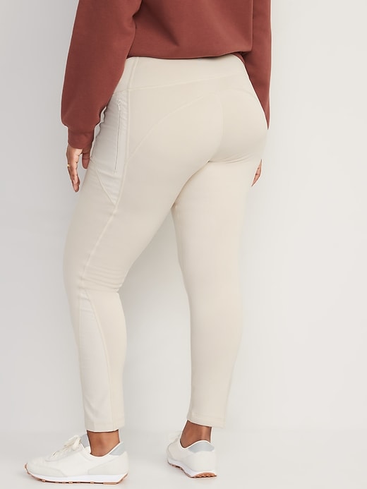 Orvis Ladies' Cozy Fleece Lined Leggings High Rise Pants - 2X Dark Gray -  New
