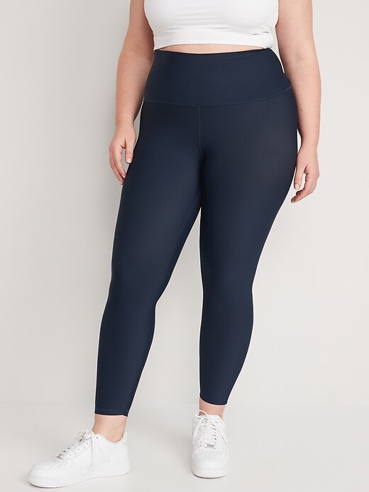 Plus Size Royal Blue Solid Legging Ultra Soft High Waisted -  Canada
