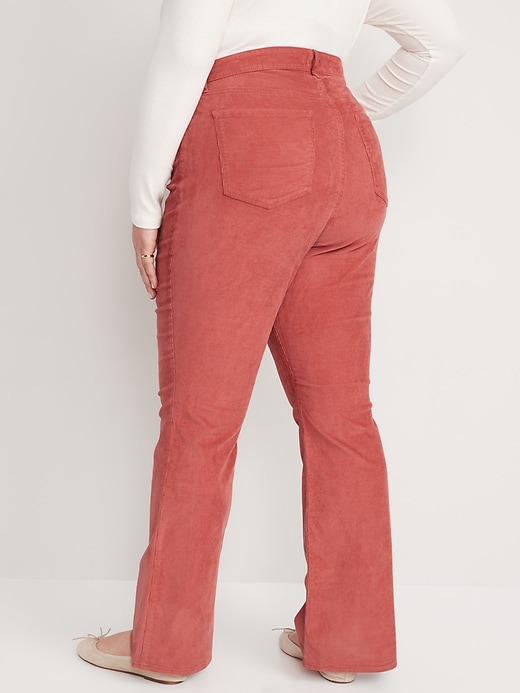 NWOT Free People Curvy Gia High-Rise Wide Leg Red Corduroy Pants