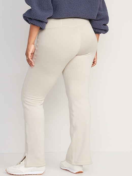 Image number 6 showing, High-Waisted UltraCoze Fleece-Lined Flare Leggings