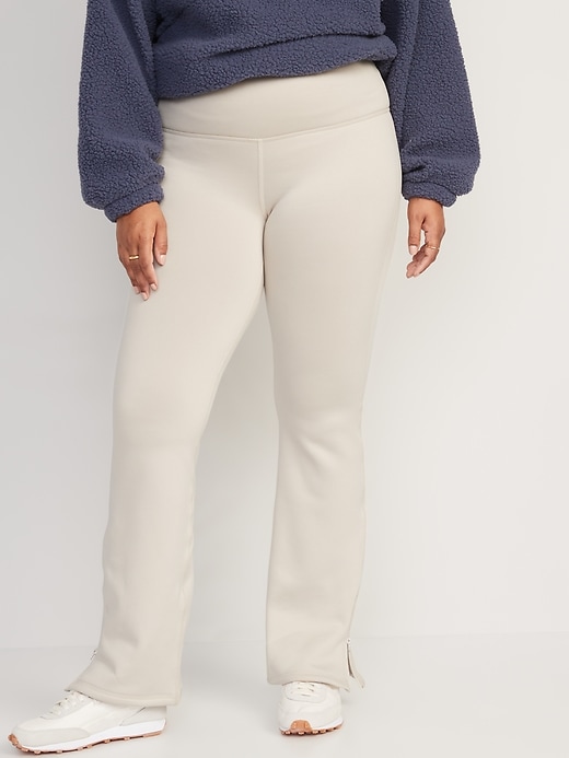 Image number 5 showing, High-Waisted UltraCoze Fleece-Lined Flare Leggings