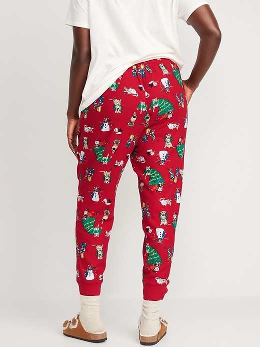 Image number 6 showing, Printed Flannel Jogger Pajama Pants