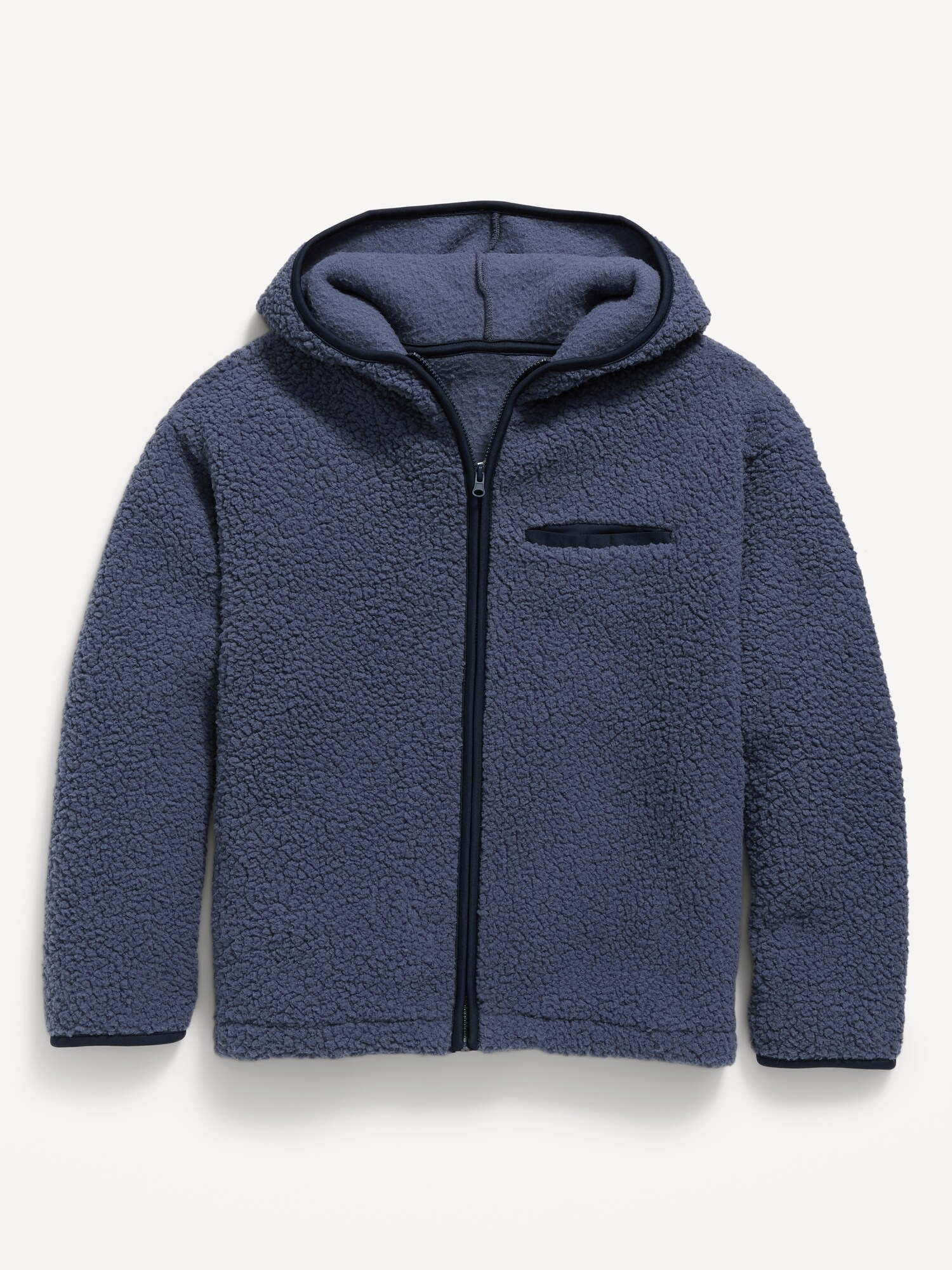 Sherpa Zip-Front Hooded Jacket for Boys | Old Navy