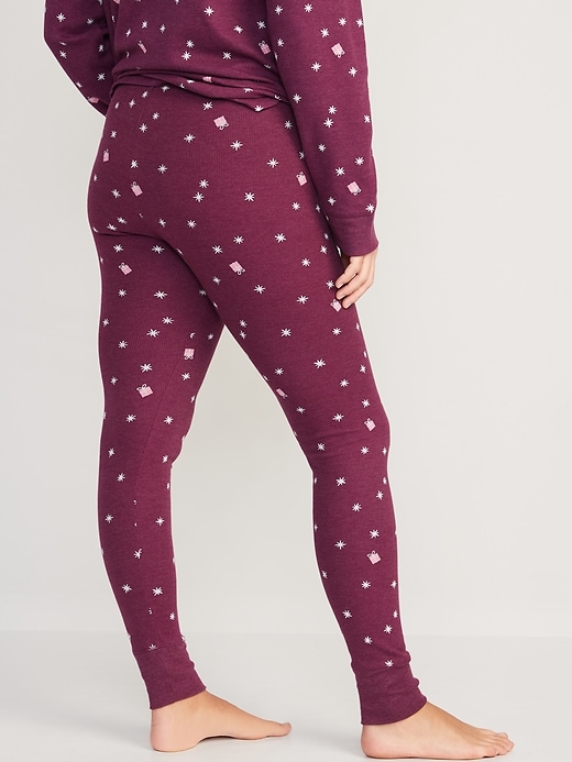 Image number 6 showing, Matching Printed Thermal-Knit Pajama Leggings