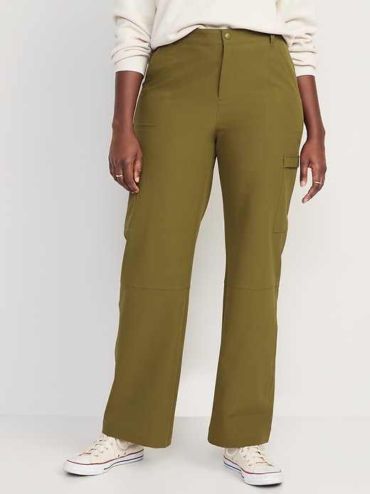 High-Waisted StretchTech Wide-Leg Cargo Pants for Women, Old Navy in 2023