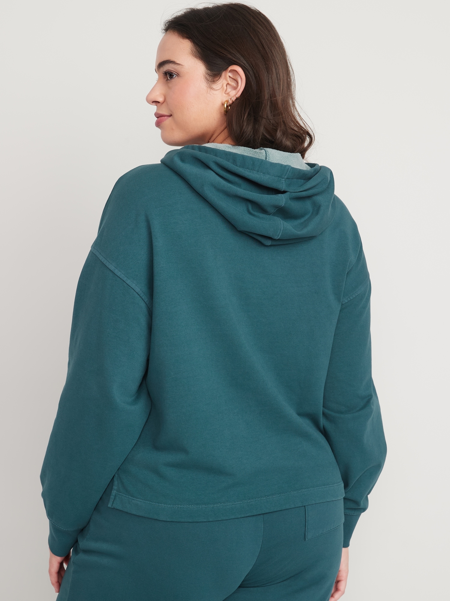 Teal store hoodie women's