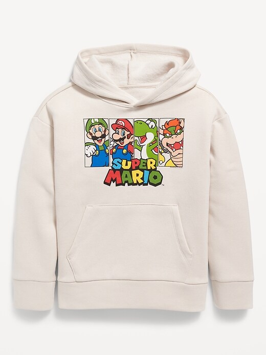 Gender-Neutral Licensed Pop-Culture Pullover Hoodie for Kids | Old