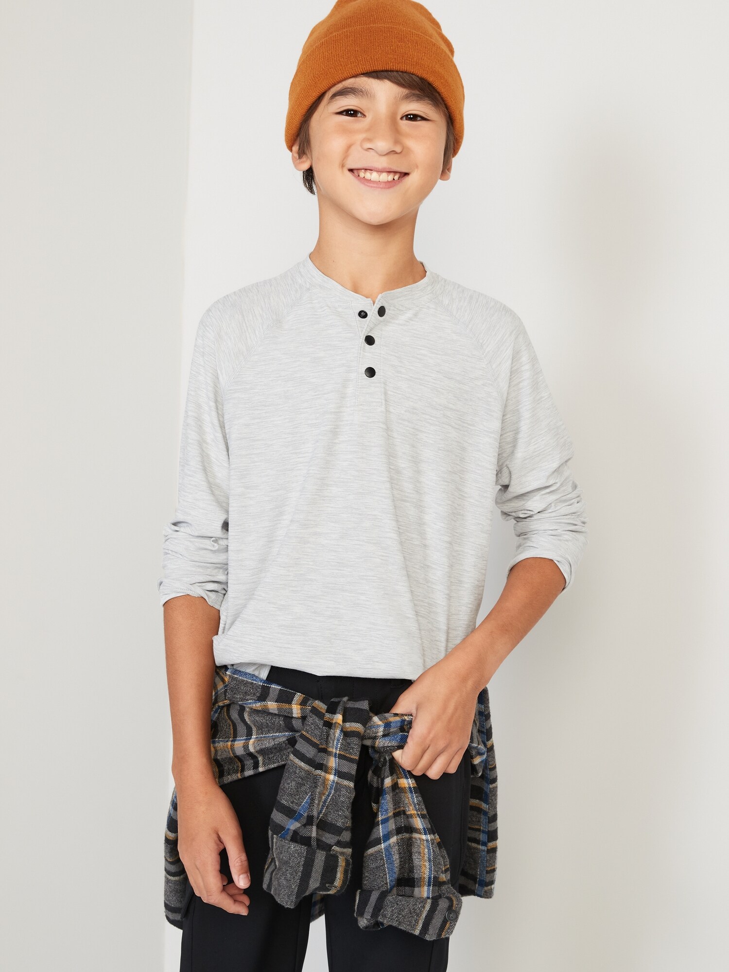 Henley t outlet shirts boys