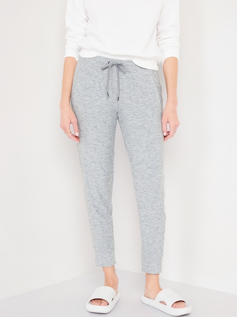 Mid-Rise Breathe ON Jogger Pants for Women - Gray
