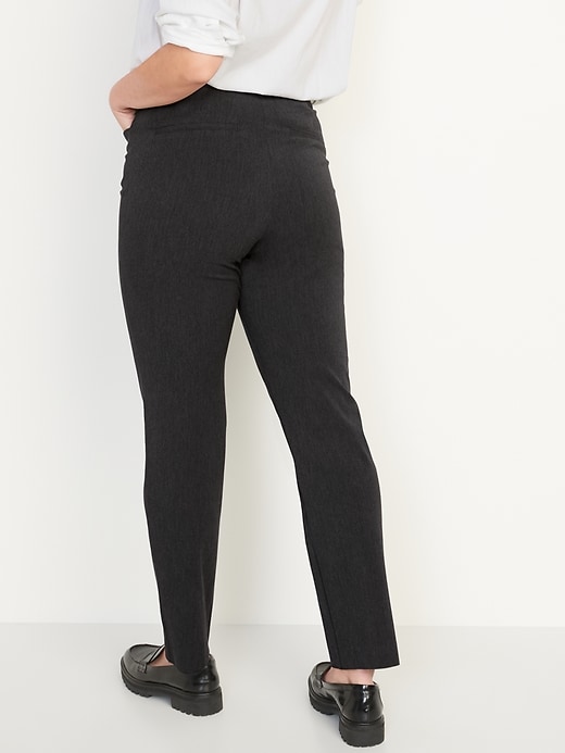 Image number 6 showing, High-Waisted Pixie Straight Ankle Pants for Women