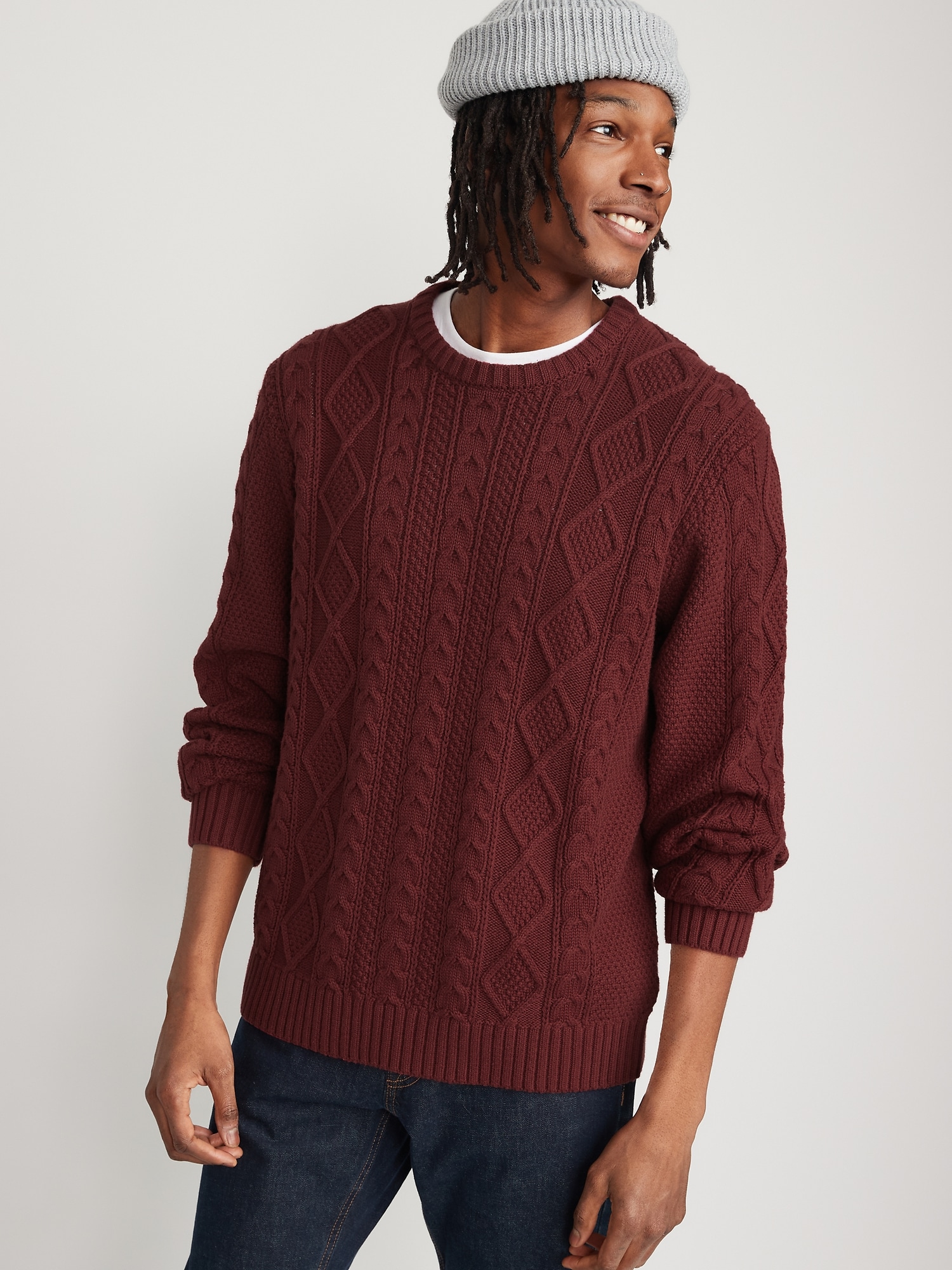 Cozy Crew-Neck Sweater for Men