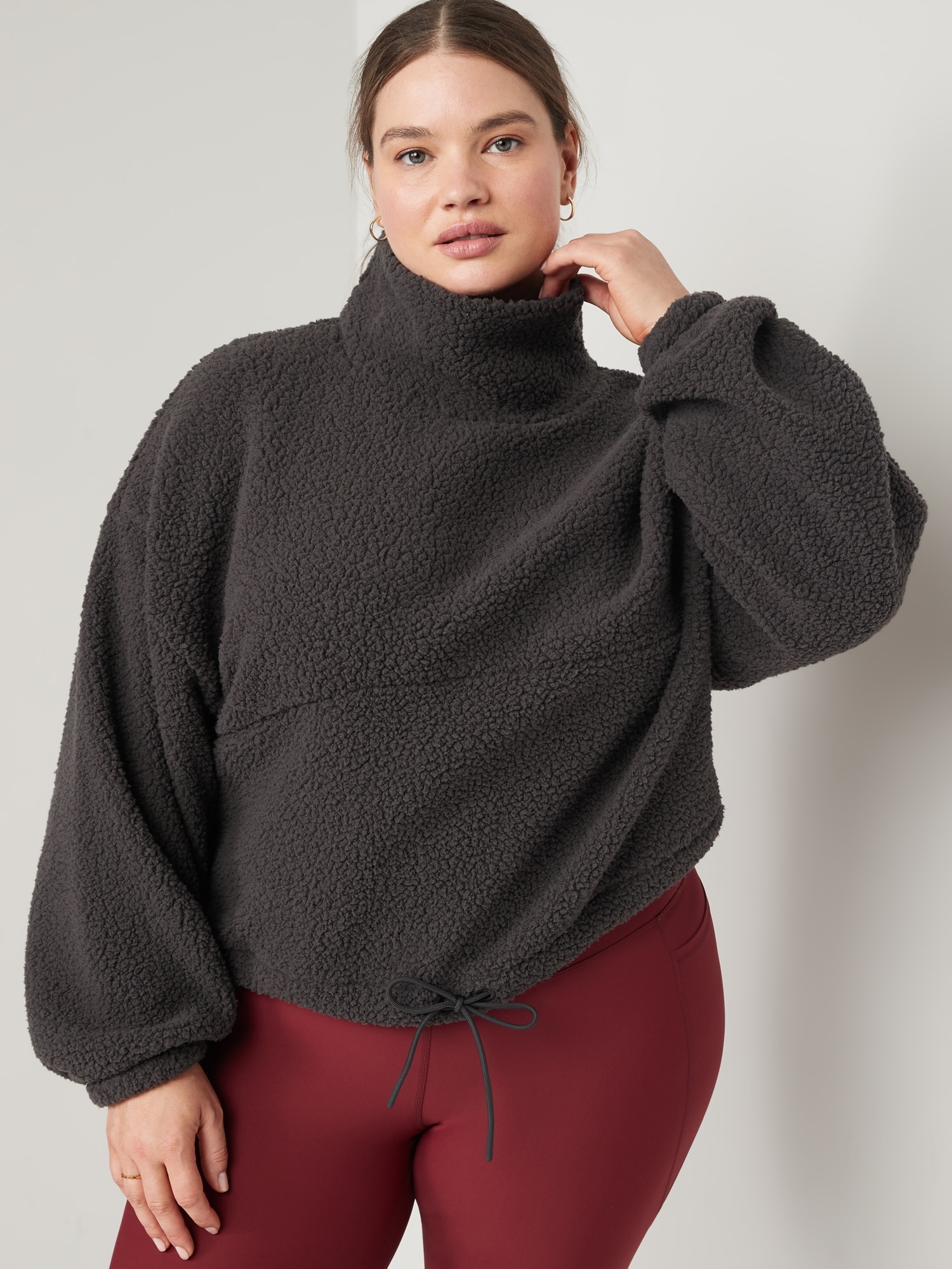 Sherpa funnel neck online pullover