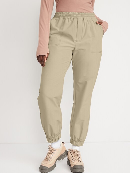 Image number 5 showing, High-Waisted All-Seasons StretchTech Water-Repellent Jogger Pants