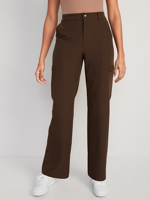 Image number 1 showing, High-Waisted All-Seasons StretchTech Cargo Pants