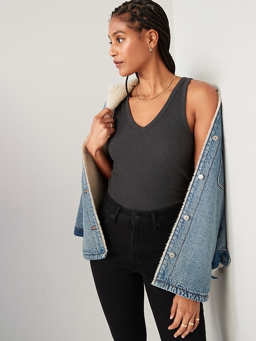 Image number 3 showing, First-Layer V-Neck Tank Top