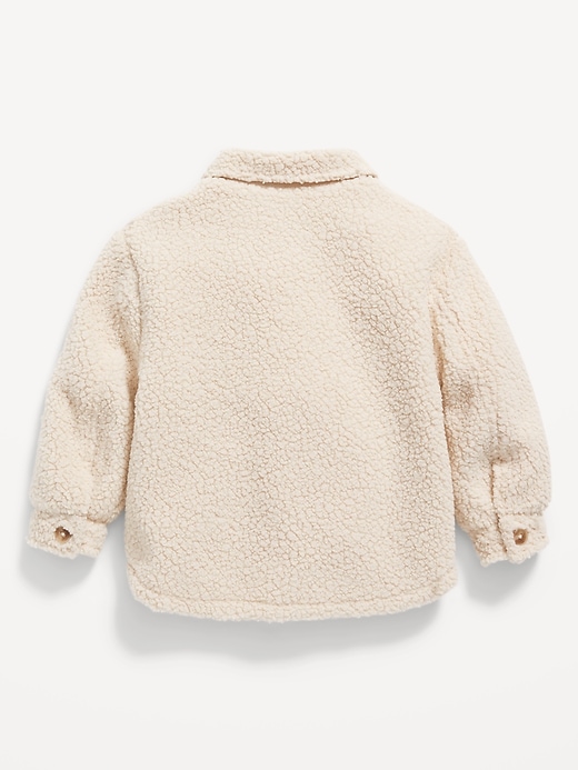 Cozy Sherpa Shacket for Toddler Girls | Old Navy