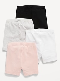 Voir une image plus grande du produit 3 de 3. Cuissard en jersey pour toute-petite fille (paquet de 4)