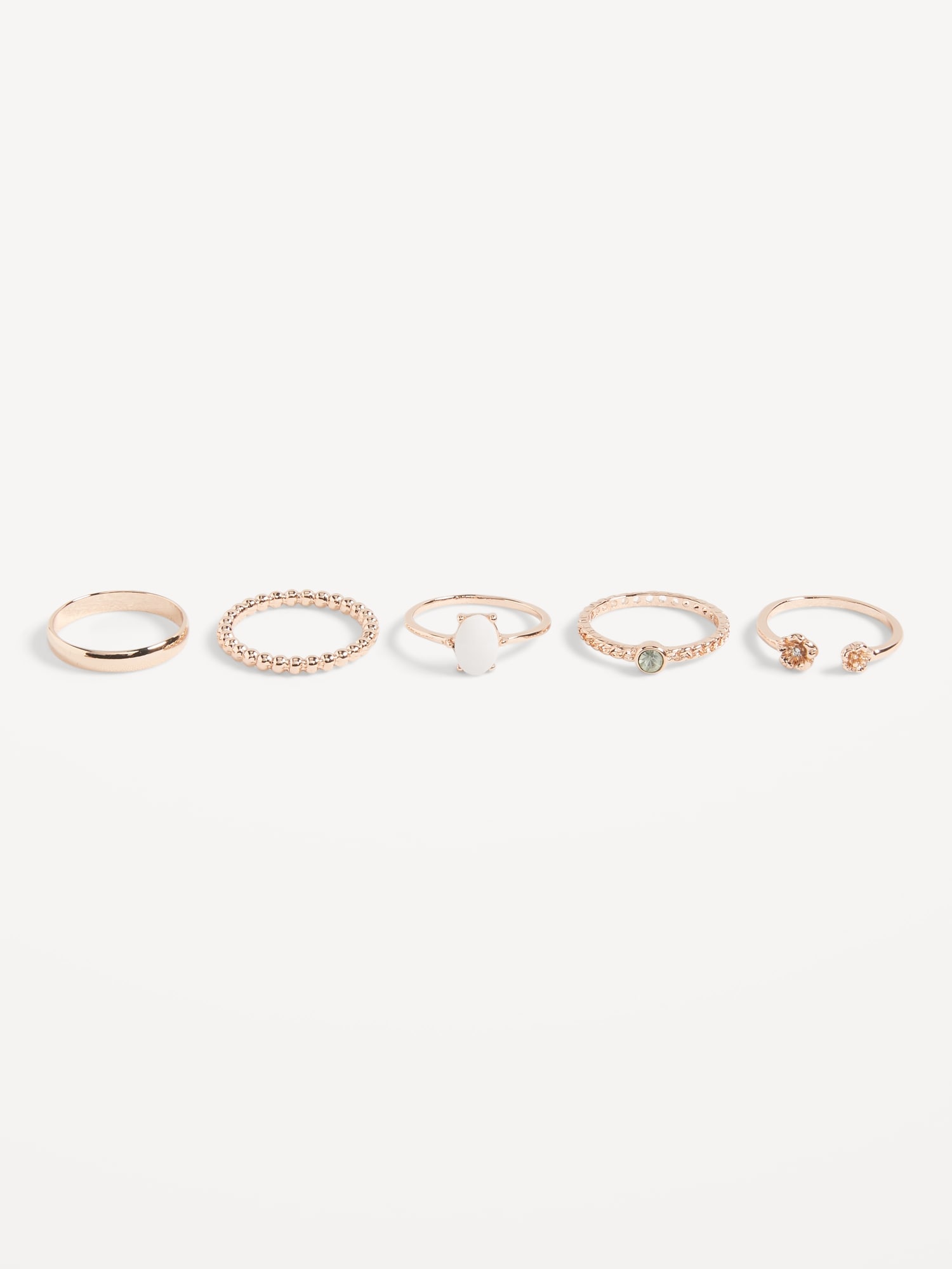 Gold Woman 5 Piece Ring 3046470