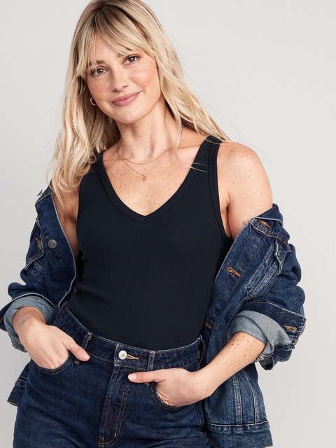 First-Layer V-Neck Tank Top