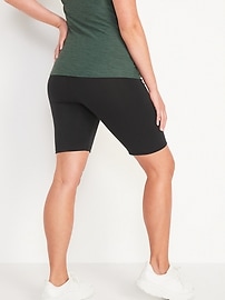 L'image numéro 2 présente Legging et cuissard de maternité PowerChill longueur 7/8 à taille rabattable (paquet de 2)
