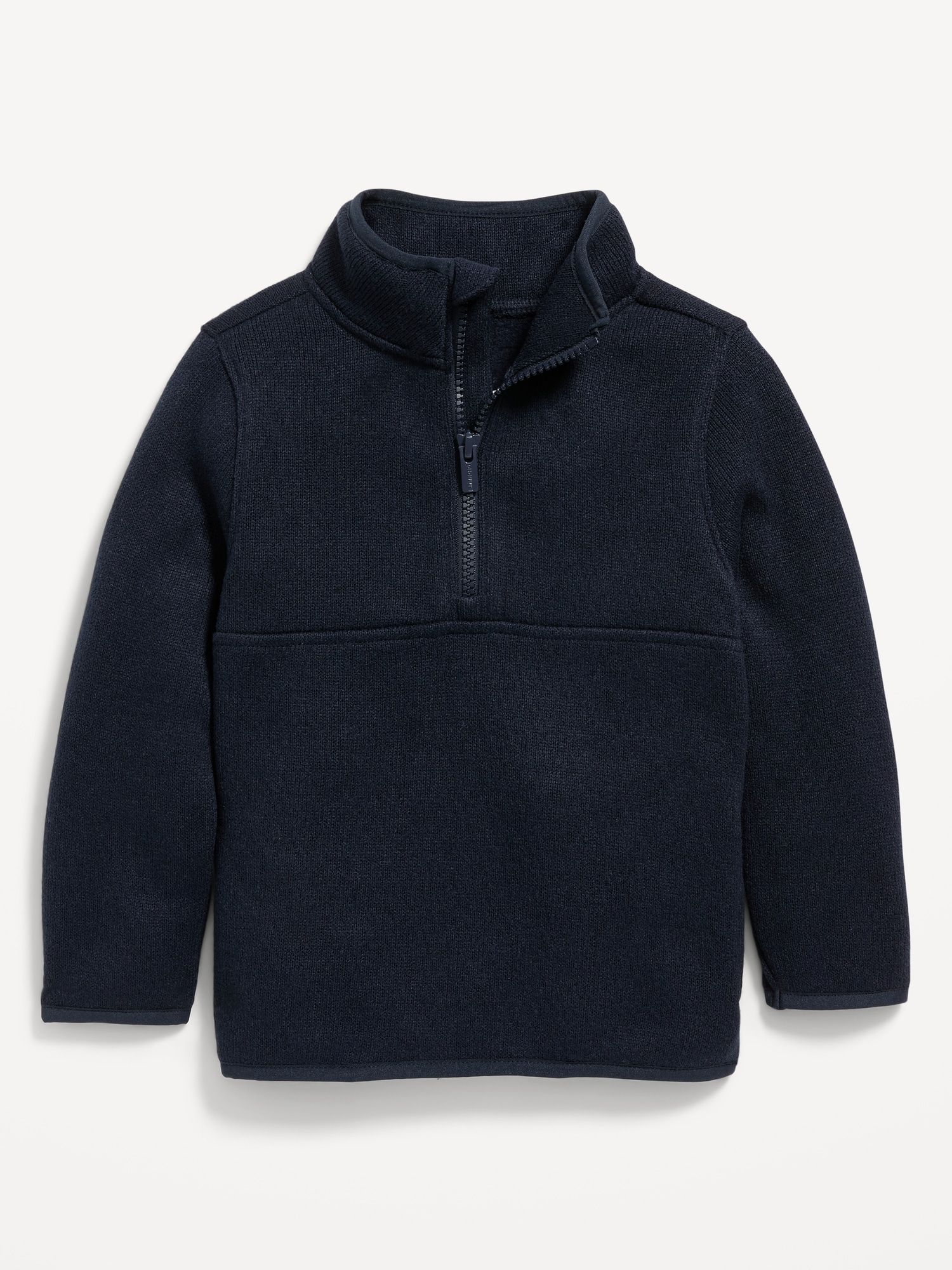 Half Zip Fleece Sweatshirt Navy - Unisex