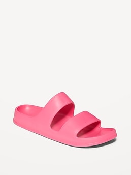 Double-Strap Slide Sandals (Partially Plant-Based)