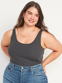 Scoop-Neck Rib-Knit First Layer Tank Top for Women | Old Navy