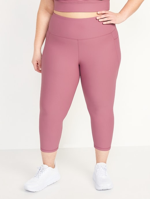 Image number 7 showing, High-Waisted PowerSoft Crop Leggings for Women
