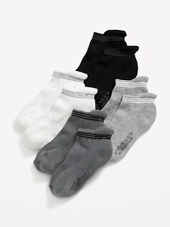Unisex Ankle Socks 4-Pack for Toddler & Baby