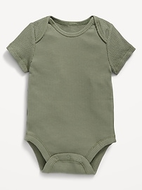 Image number 1 showing, Unisex Short-Sleeve Bodysuit for Baby
