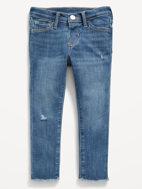 Rockstar 360° Stretch Frayed-Hem Jeggings for Toddler Girls