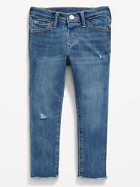 Image number 1 showing, Rockstar 360° Stretch Frayed-Hem Jeggings for Toddler Girls