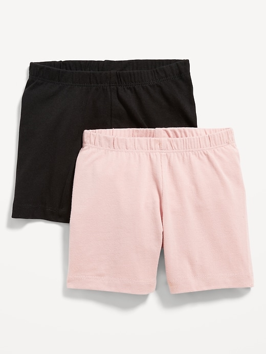 View large product image 1 of 2. 2-Pack Biker Shorts for Toddler Girls