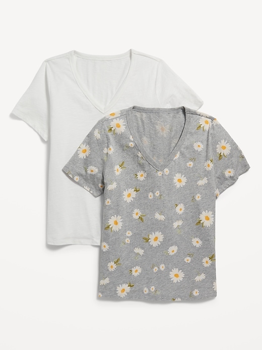 Image number 1 showing, EveryWear V-Neck T-Shirt 2-Pack