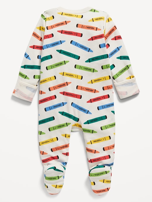 View large product image 2 of 2. Unisex 2-Way-Zip Footed One-Piece for Toddler & Baby