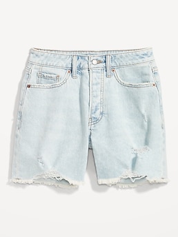 High-Rise Denim Shorts That Actually Look Good On Curvy Bodies