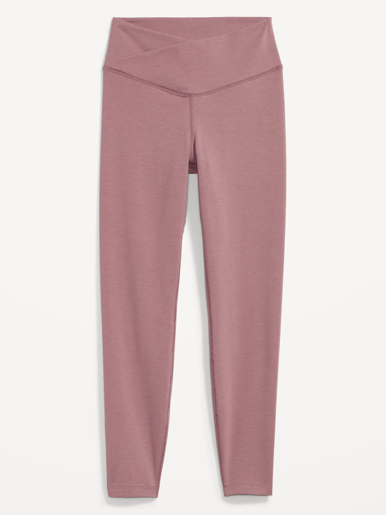 Old Navy Extra High-Waisted PowerChill Crossover 7/8-Length Leggings for Women pink. 1