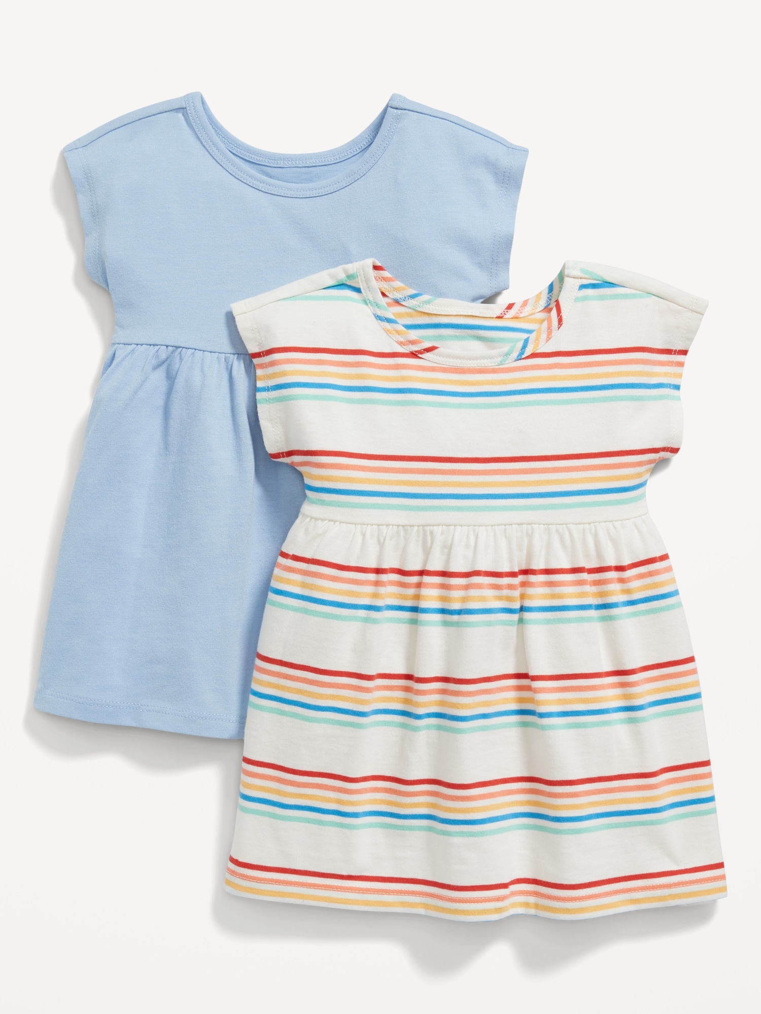 Old Navy Fit & Flare Printed Jersey Dress 2-Pack for Baby multi. 1