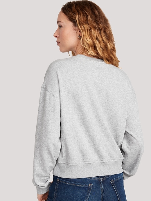 Cropped Vintage French-Terry Sweatshirt for Women | Old Navy