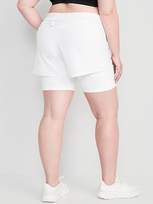 High-Waisted 2-in-1 StretchTech Shorts for Women -- 3-inch inseam