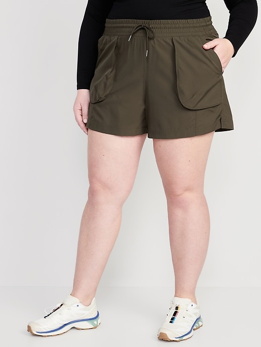 Image number 7 showing, High-Waisted StretchTech Shorts -- 4-inch inseam