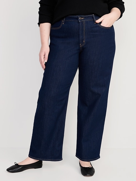 Image number 7 showing, High-Waisted Wow Wide-Leg Jeans for Women