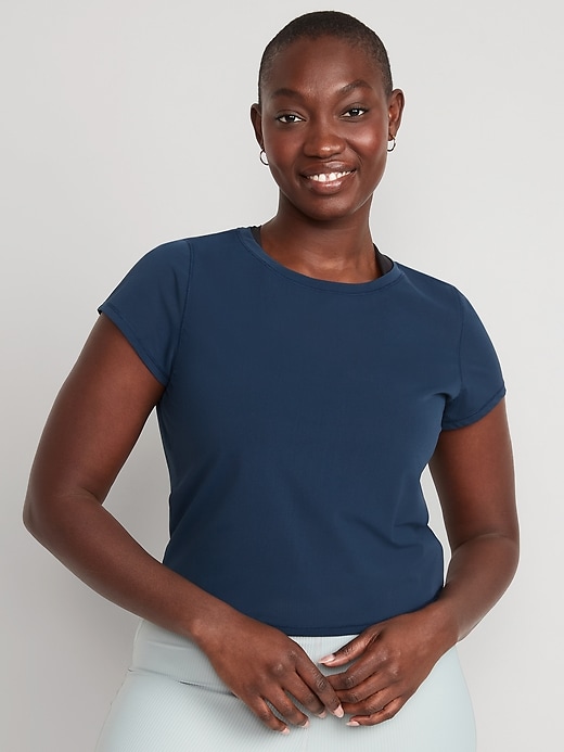 Image number 5 showing, PowerSoft Crop T-Shirt