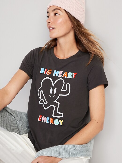 Image number 3 showing, EveryWear Matching Holiday Graphic T-Shirt for Women